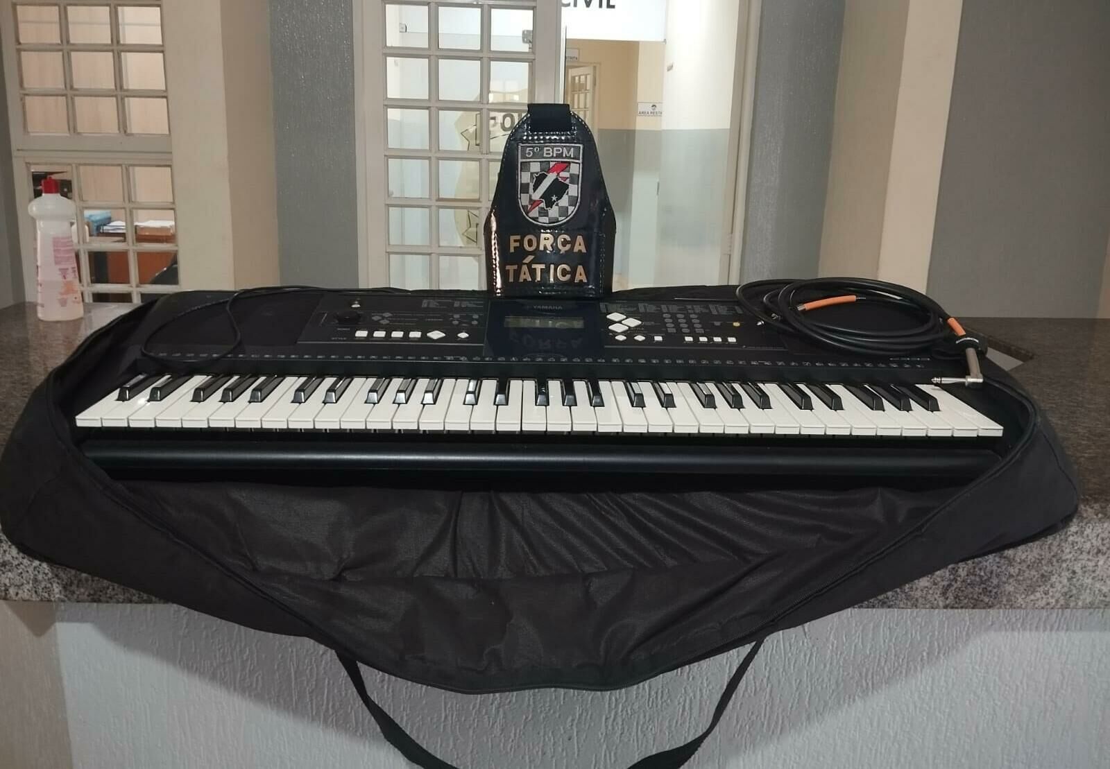Imagem de compartilhamento para o artigo Homem é preso por receptação e teclado furtado é recuperado em Coxim da MS Todo dia